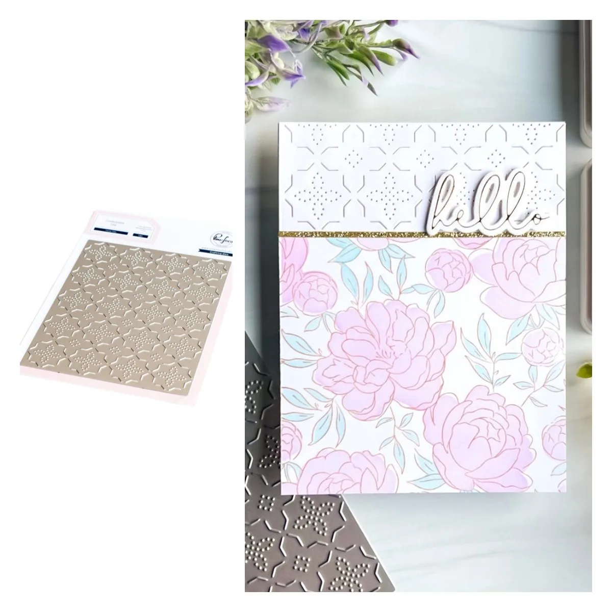 

Intricate Stitched Pattern Cover Metal Cutting Dies Craft Embossing Make Paper Greeting Card Making Template Diy Handmade 2022