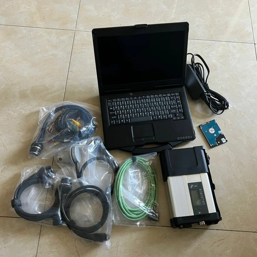 CF-53 ноутбук 8G i5 Plus диагностический инструмент для Mercedes MB Star C5 подключение