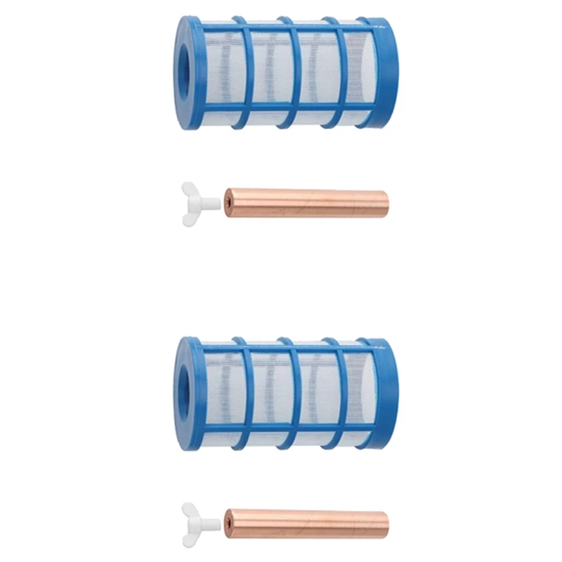 

2 солнечных медных анода и фильтра экрана, запасная часть для солнечного бассейна ионизатора очистителя очистителей