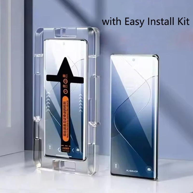 Фото Защитное стекло для VIVO X200 X300 Pro X100 Ultra, vivo x60 X70 X80 X90 x200 Pro с инструментом для легкой автоматической установки №1