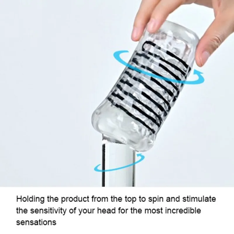 Интимная игрушка для мужчин прозрачное ручное устройство мастурбации 3D