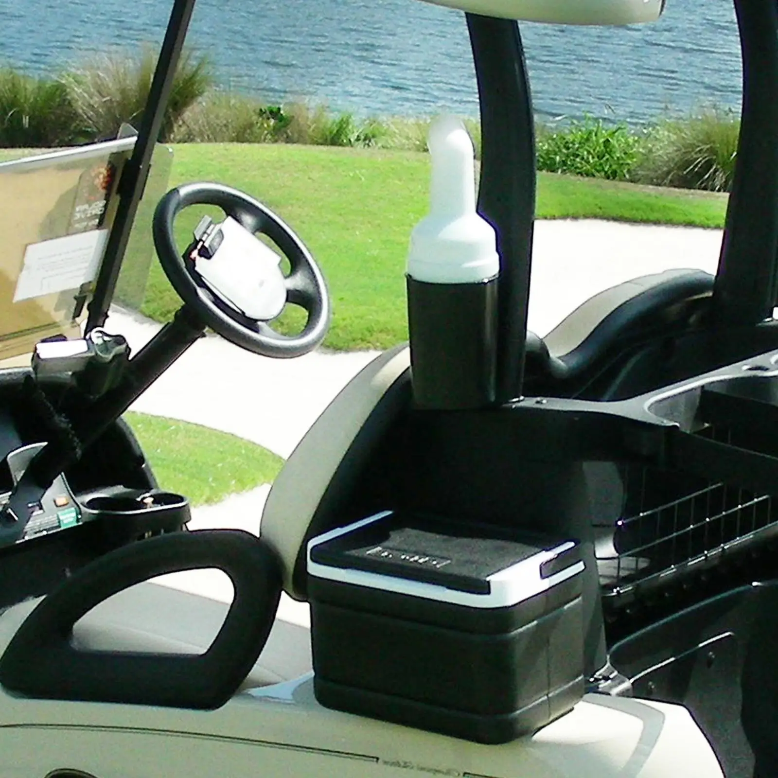

Golf Cart Sand Bottle Universal with Holder Dispenser Cart Bottle for Club