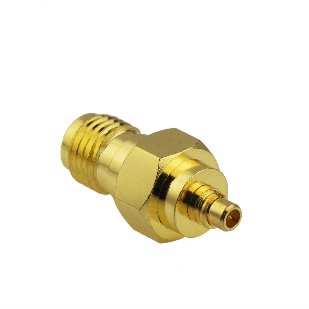 Superbat MMCX Plug Male to SMA Jack Female Adapter Straight Connector