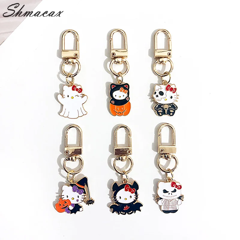 Милый брелок в стиле аниме Kt с котом на Хэллоуин милый мультяшный Брелок
