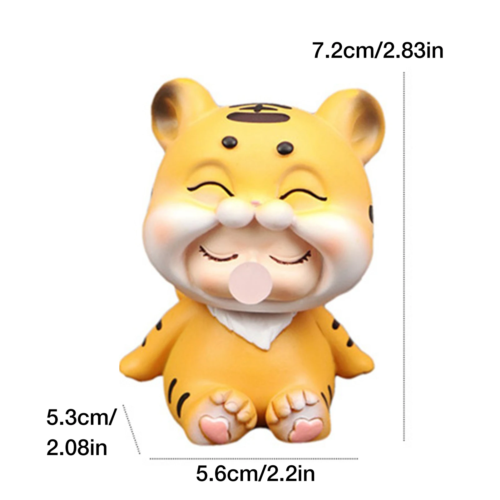 Новинка 2022 фигурки тигра символы китайского Нового года двенадцать знаков