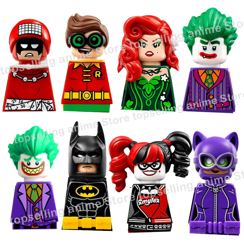 

PG8032 Batman The Joker Harley Quinn Movies plastic mini action toy figures building blocks Assemble blocks kid birthday gifts