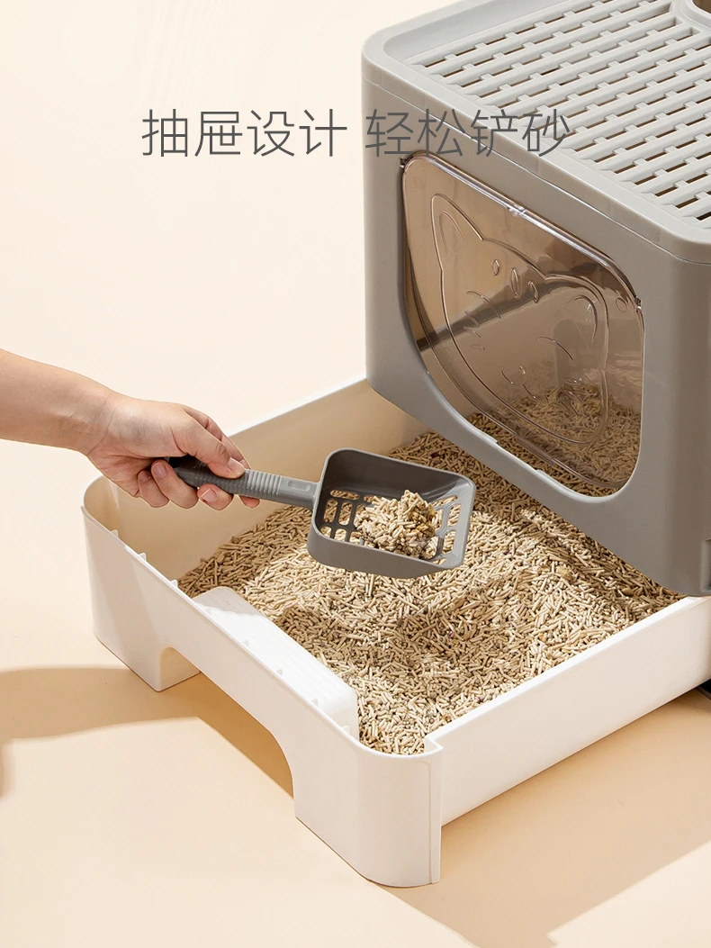 Дезодорант-брызговик для кошек с большим выдвижным ящиком