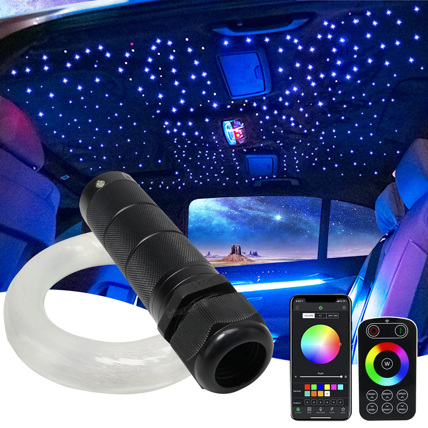 

RGB-светильник на крышу автомобиля, 12 В, 6 Вт, Mixed380-460pcs