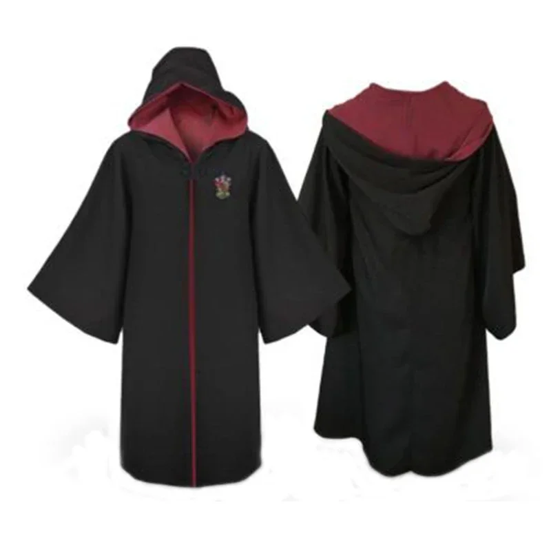 Children's Harryy Potter Cosplay Costume Magic Robe Cloak Cape Hermione Skirt Shirt Pants Gryffindor Accessories Gift