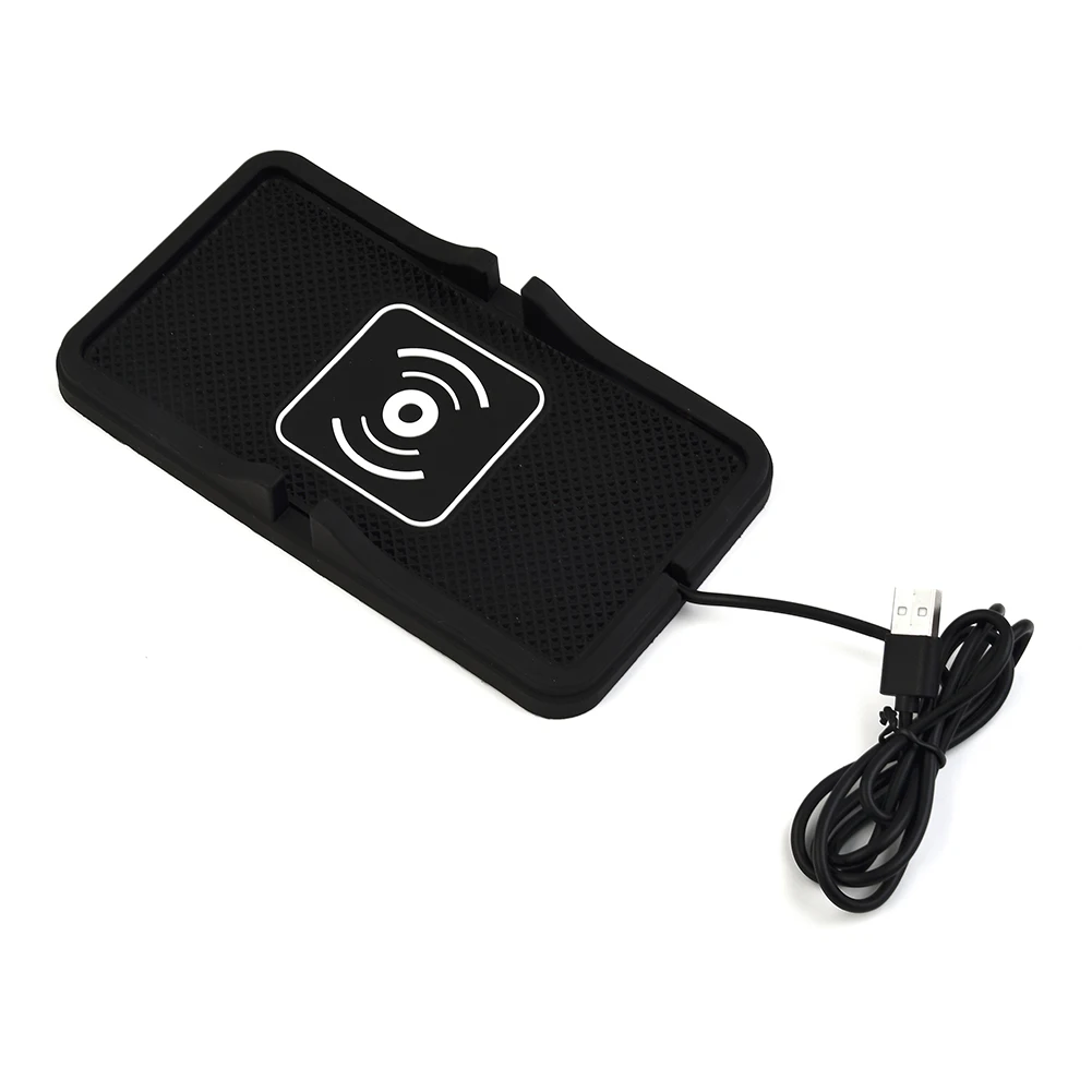 

Car Phone Charger Wireless Charger Fast Charging Pad Mat Universal For Samsung Car Wireless Charging Transmitter