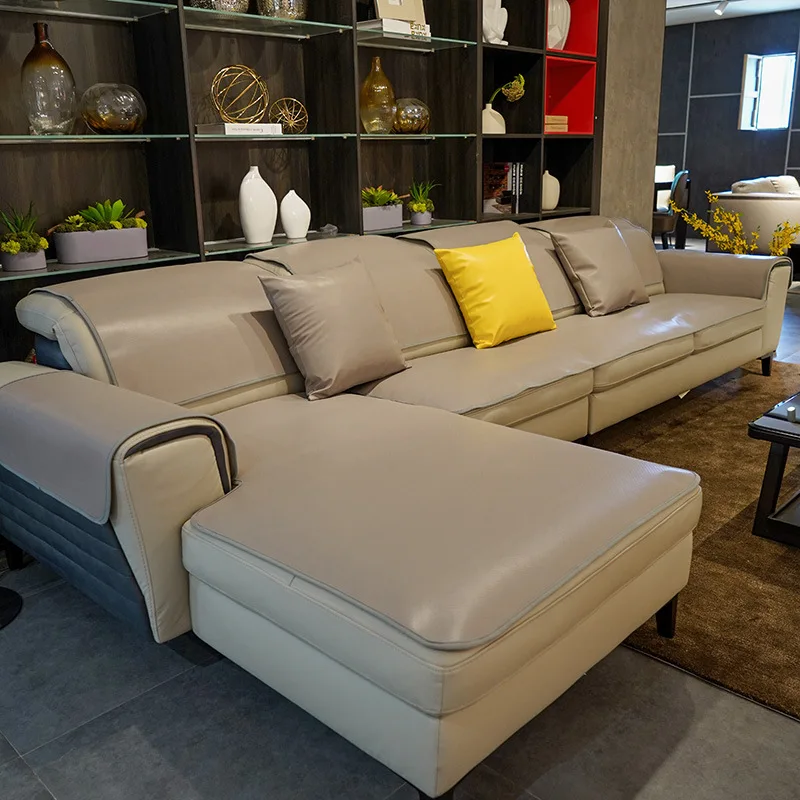 

Leather Sofa Cover Waterproof Non Slip Sofa Seat Cushion Cover Living Room Universal Couch Towel Sofa Chaise Cover Lounge Cover