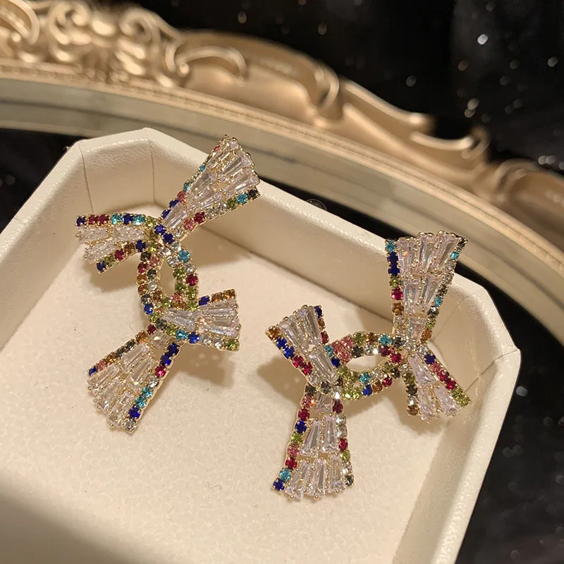 

Colorful Chain Earrings Personalized and Exaggerated Earrings