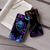 stripes of flowers phone case for redmi note 8t note 9 9t 8 2021 10 pro 7 5g 9s 8t 10s 10t max qrx2 sticker holder funda bumper