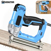 2300w electric nail gun woodworking tools electrical straight staple nail for furniture nailing stapler shooter tacker stapler