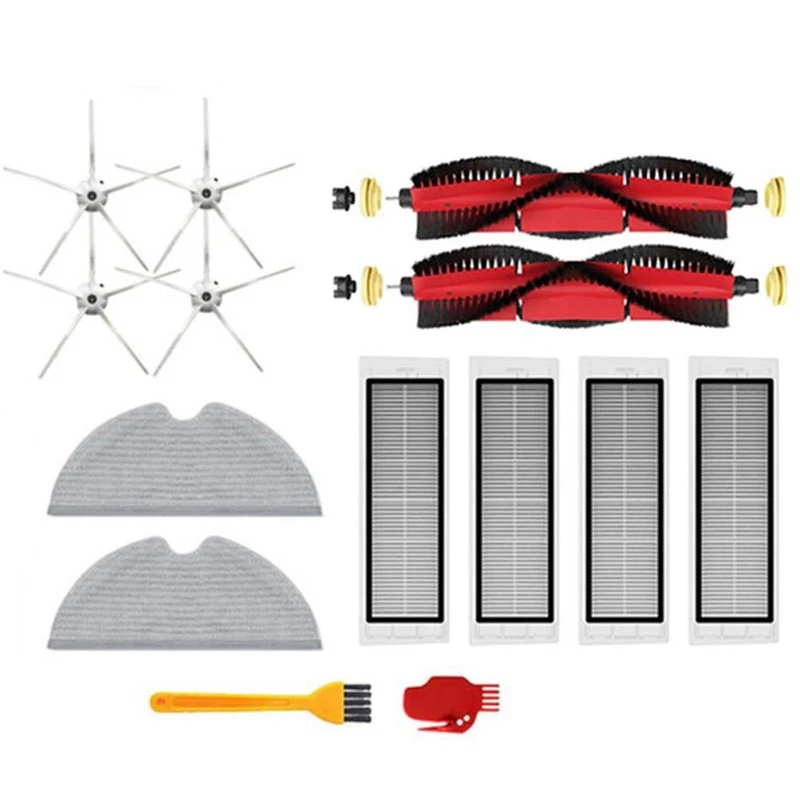 

Фильтр НЕРА Roborock S5 S6 Max Pure E4 E5 T6 T4, аксессуары для пылесоса, основная боковая щетка, насадка на швабру, запасные части