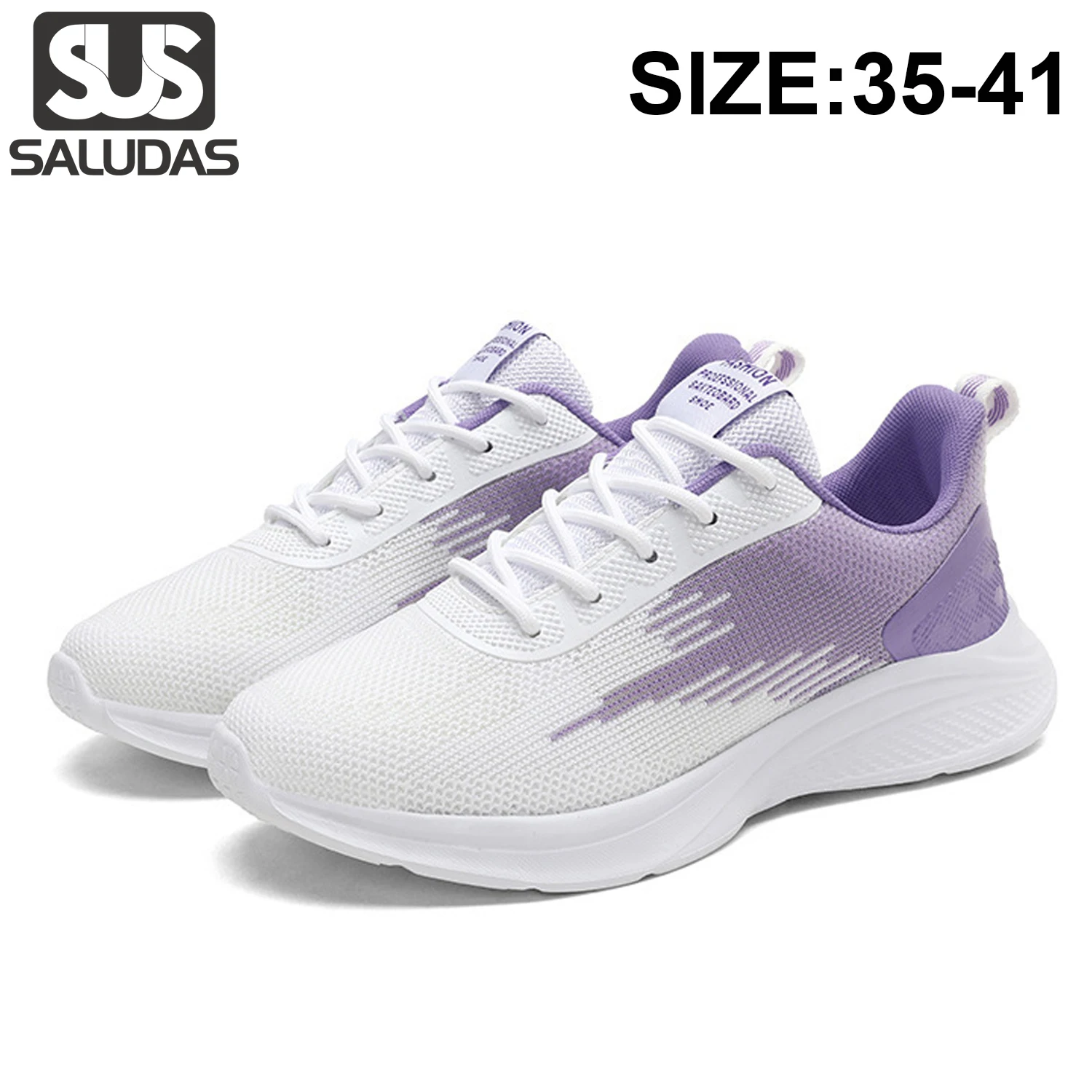 

SALUDAS Women Breathable Casual Shoes Ladies Sneakers Running Shoes Outdoor Light Weight Sports Shoes Casual Walking Sneakers