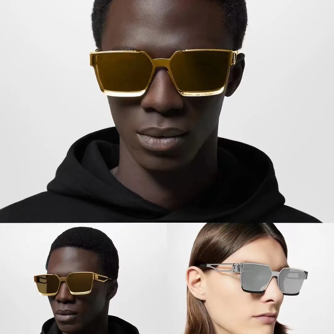 Популярные солнцезащитные очки для мужчин квадратные в большой оправе уличные