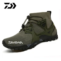 daiwa new mens casual shoes mesh breathable mens hiking shoes non slip hiking shoes quick drying water shoes fishing sneakers