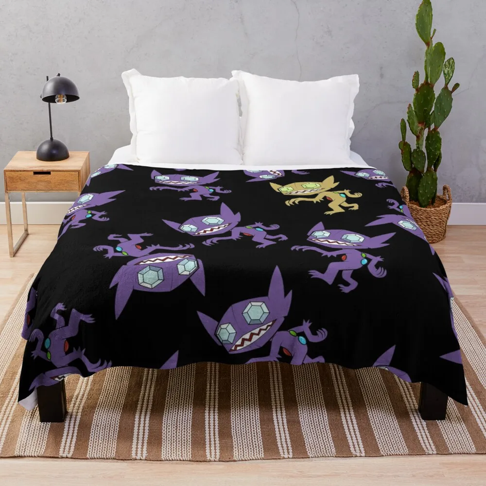 

Sableye Pattern Throw Blanket summer bedding blankets double blanket for summer flannel fabric fashion sofa blankets