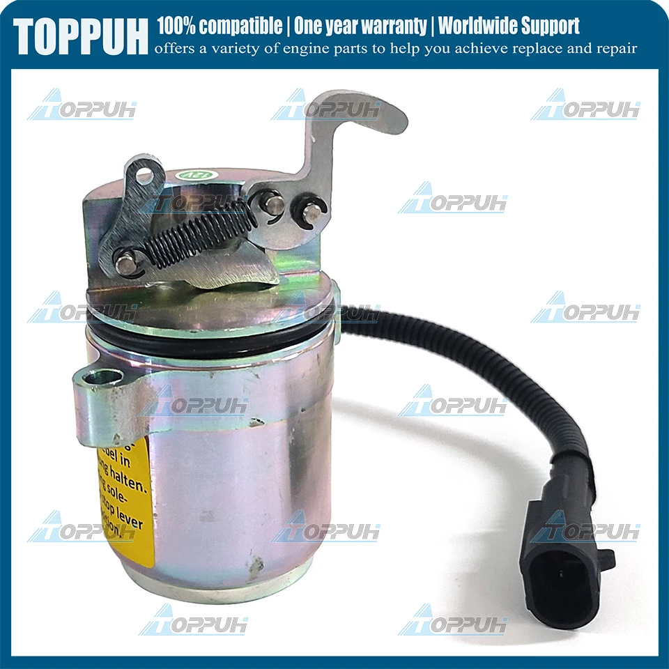 12В 04272956 Соленоид отключения топлива 0427 2956 12 В для Deutz BF4M2011 BF4M2012 F2L2011 BF3L2011 0427-2956 04287583