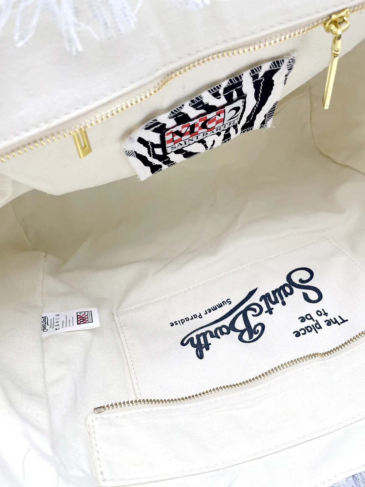 Осенне-зимняя новинка от SAINT BARTH Женская вместительная Повседневная Холщовая