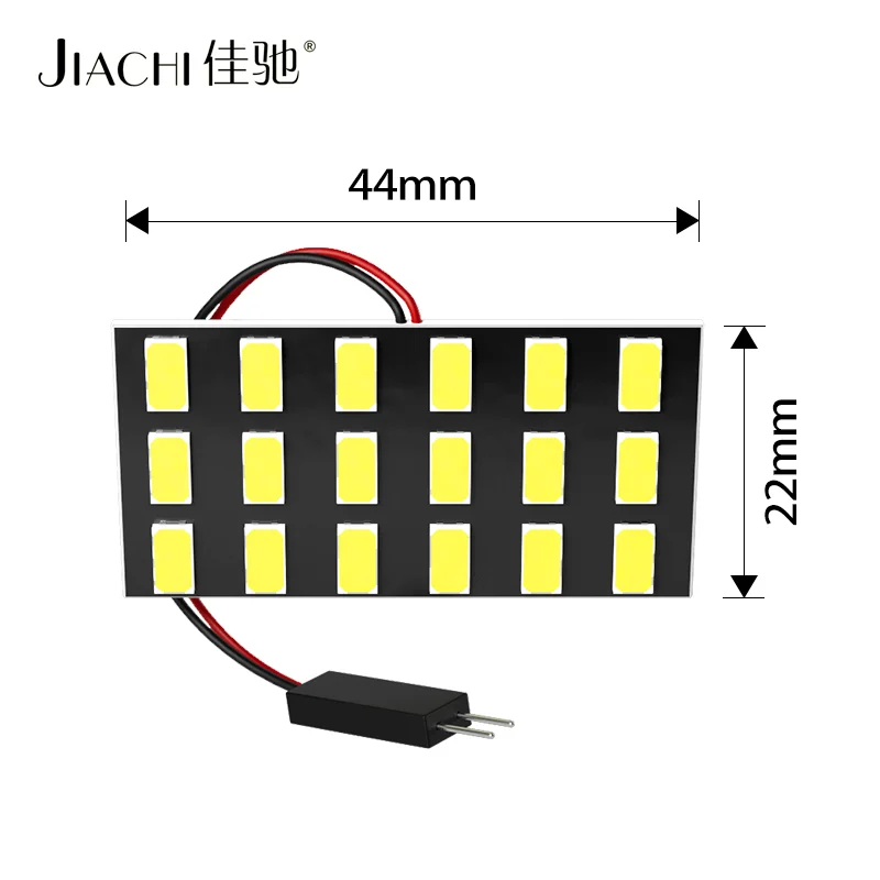 Jiachi 10 шт. T10 Festoon BA9S LED 18/24 SMD чип-адаптер белый 12 В светодиодный светильник для
