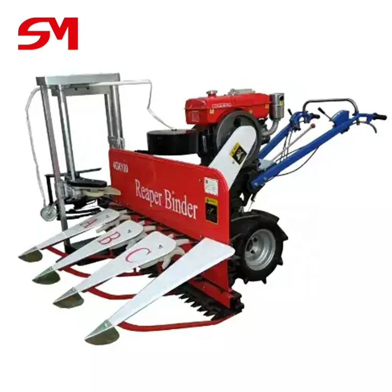 

High efficiency and easy operation mini wheat combine harvester