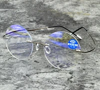 rimless round ultralight reading glasses alloy frame for men women blue light blocking high quality11 5 2 0 2 5 3 4