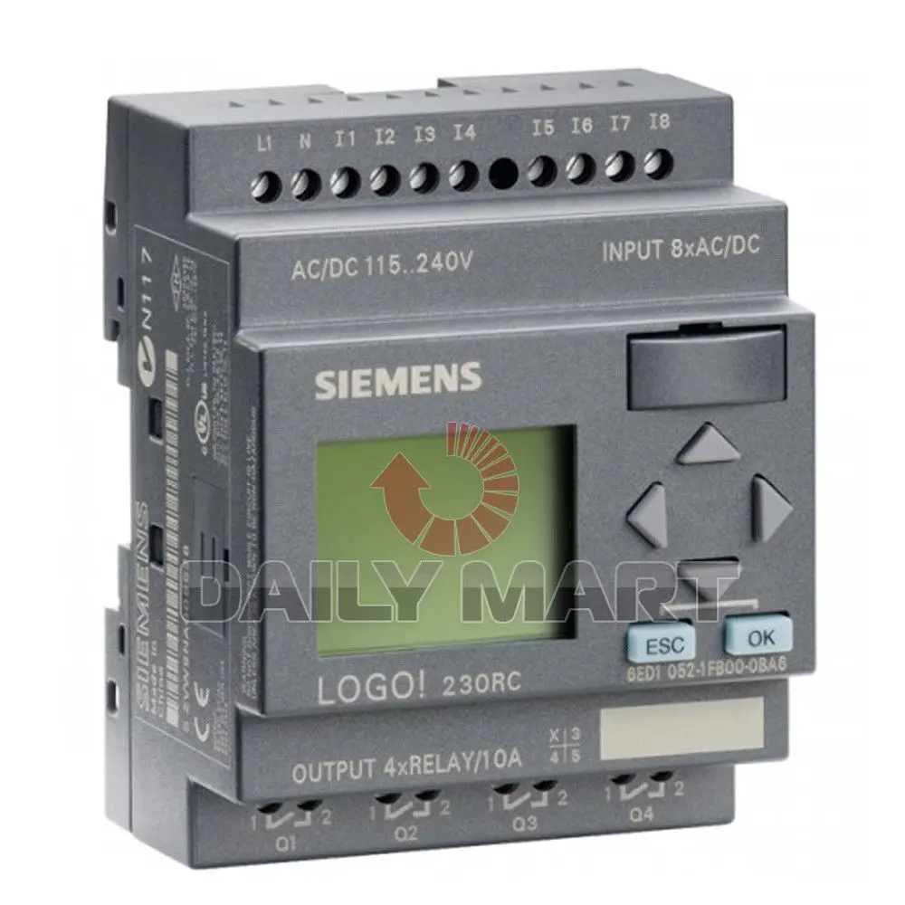 

NEW Siemens LOGO! 230RC 6ED1 052-1FB00-0BA6 LCD Logic Module 230V, FREE SHIPPING