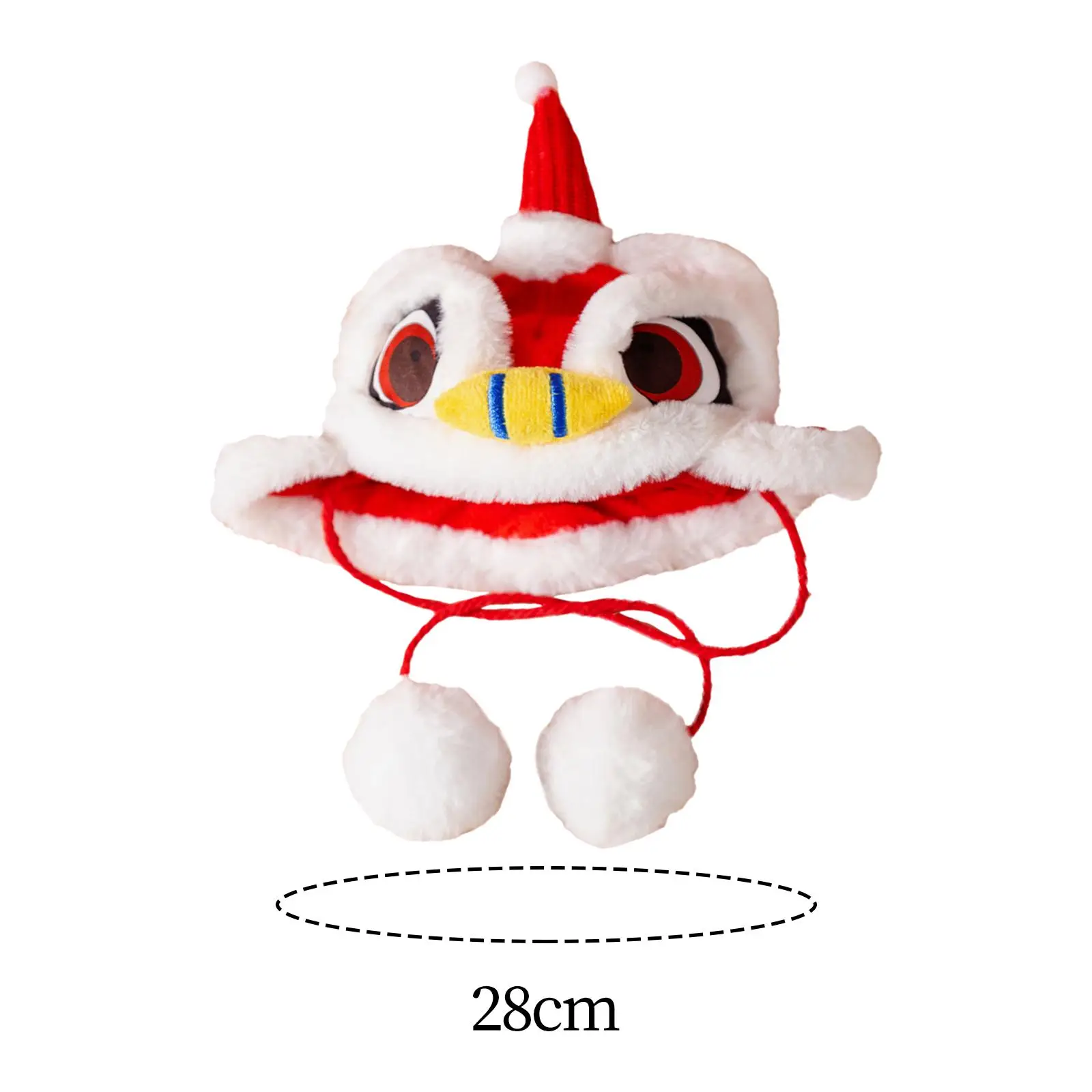 Очаровательный флисовый костюм для собаки шляпа танзаниского танца лев и