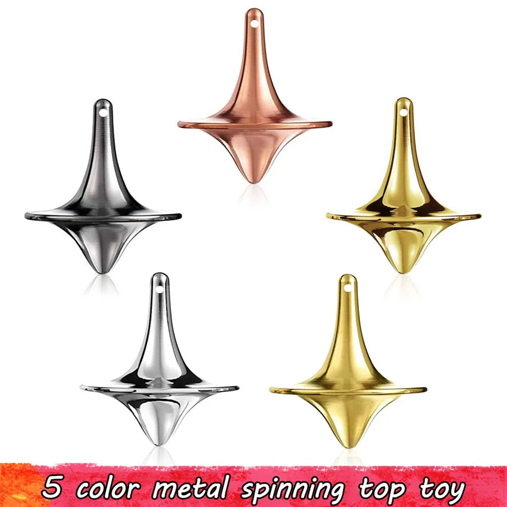 

1pc Creative Metal Gyroscope Toys for Children Adult Party Game Favor Accurate Gift Magic No Resistance Spinning Top
