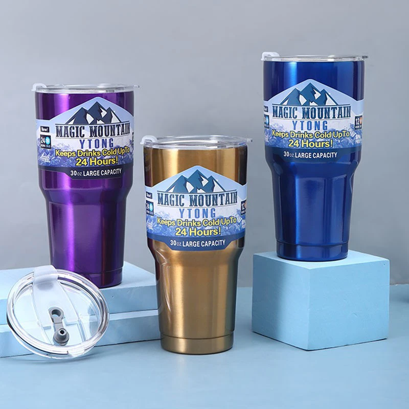 Cup Frozen Super Thermal 24h Flasks Mug Vacuum Insulated Bottle Stainless Water Staw Steel Keep Hot Cold