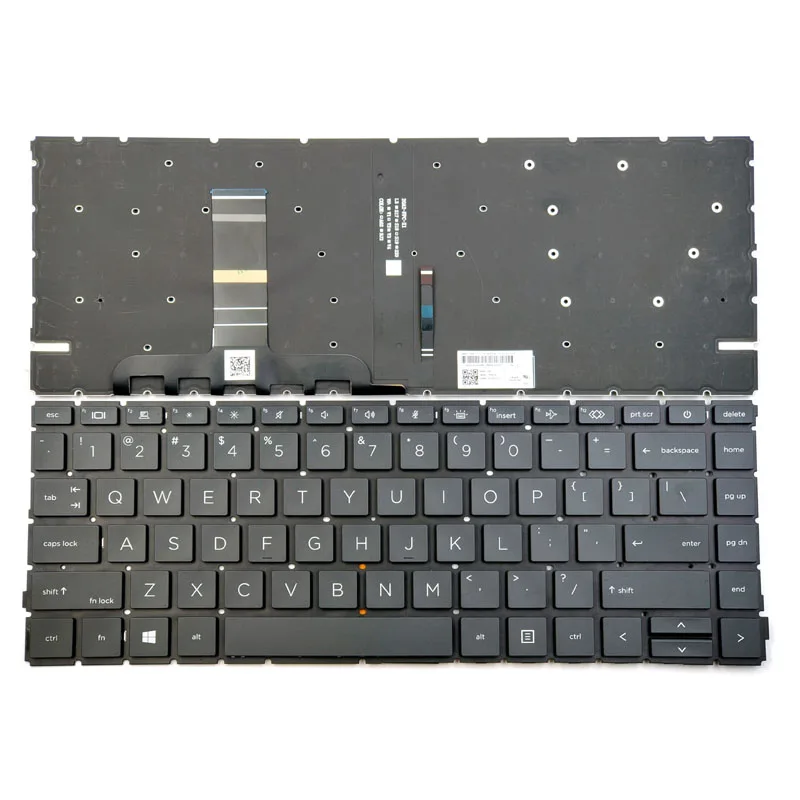 

New For HP ProBook 440 G8 445 G8 Series Laptop Keyboard US Black With Backlit Without Frame M23769-001