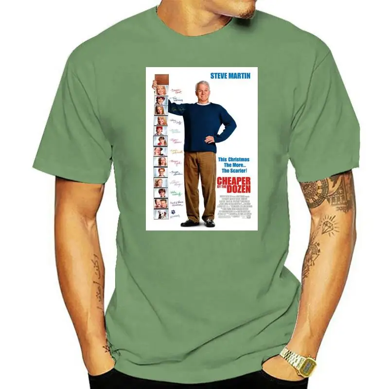 

Cheaper by the Dozen V1 movie poster (2003) T-Shirt (WHITE) all sizes S-5XL