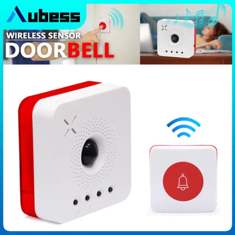 

Smart Remote Control Wireless Doorbell Alarm Elderly Help Calling Alarm Home Human Body Induction Doorbell For Home Elderly