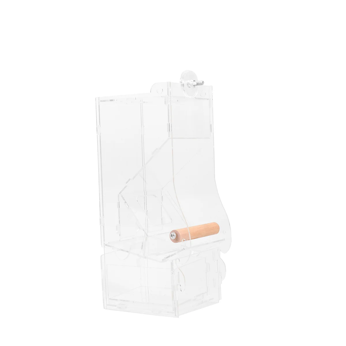 

Feeder Bird Parrot Cage Parakeet Automatic Bowldispenser Containerfeed Station Systems Foraging Tubeintegrated