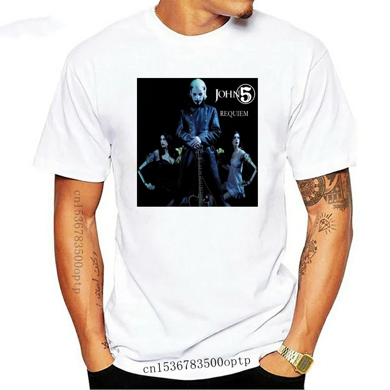 

Camiseta negra для мужчин от бренда John 5 John5 Реквием Metal Rock, talla S, M, L, XL, 2XL, 3XL, nueva