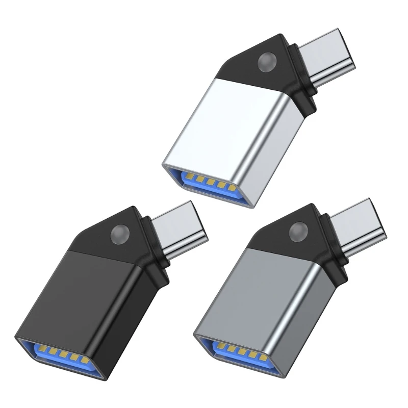 

Dropship 45 Degree Type C to USB3.0 Converter with for Phone Laptop Connector