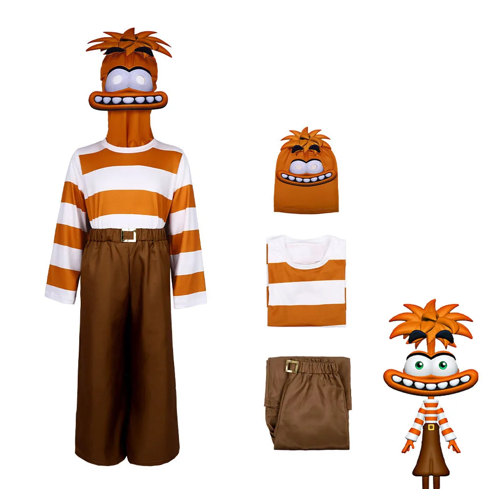 Костюм Для Косплея Inside Out 2 Детское Карнавальное Праздничное Платье Унисекс