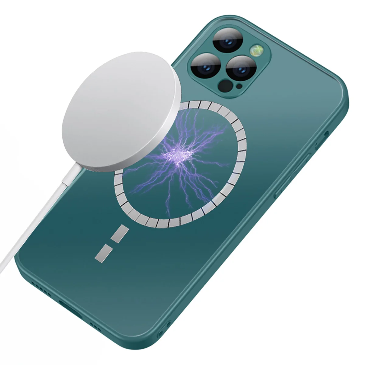 

1pc Anti-scratch Fashion Magnetic Adsorption Protector Compatible with 13 Pro