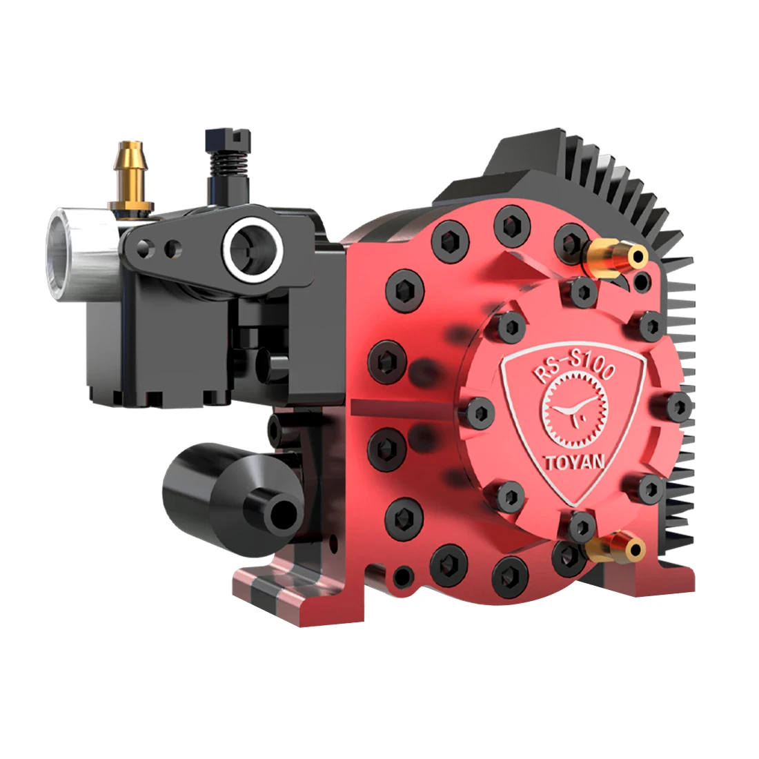 TOYAN RS-S100 2.46cc Miniature RC Nitro Water-Cooled Singel-Rotor Engine Internal Combustion Engine Model Toy - Finished Product