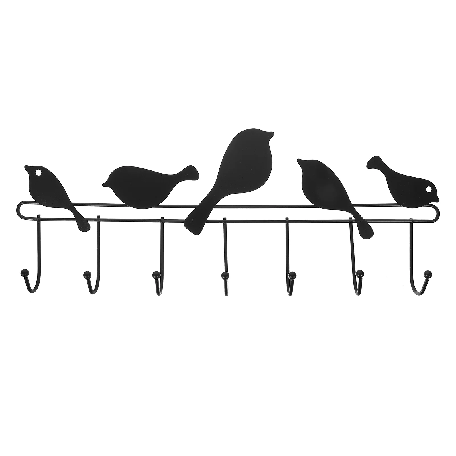 

Hook Wall Hooks Hanger Coat Rack Key Metal Mounted Entryway Towel Robe Decorative Row Bird Holder Clothes Bag Backpack Hanging