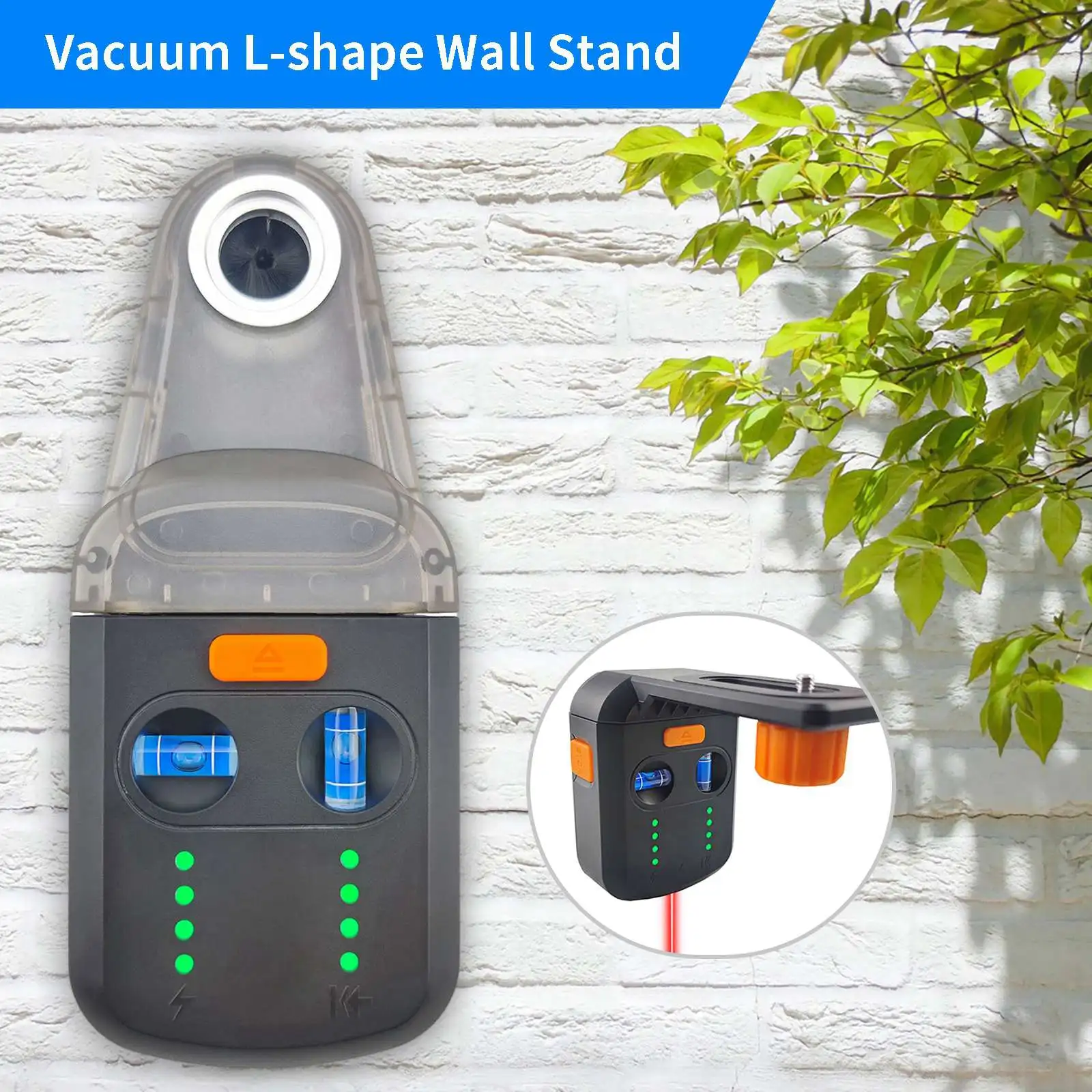 

Многофункциональный Электрический сверлильный пылесборник, лазерный уровень 2 в 1, настенное всасывание, инструменты для очистки пыли