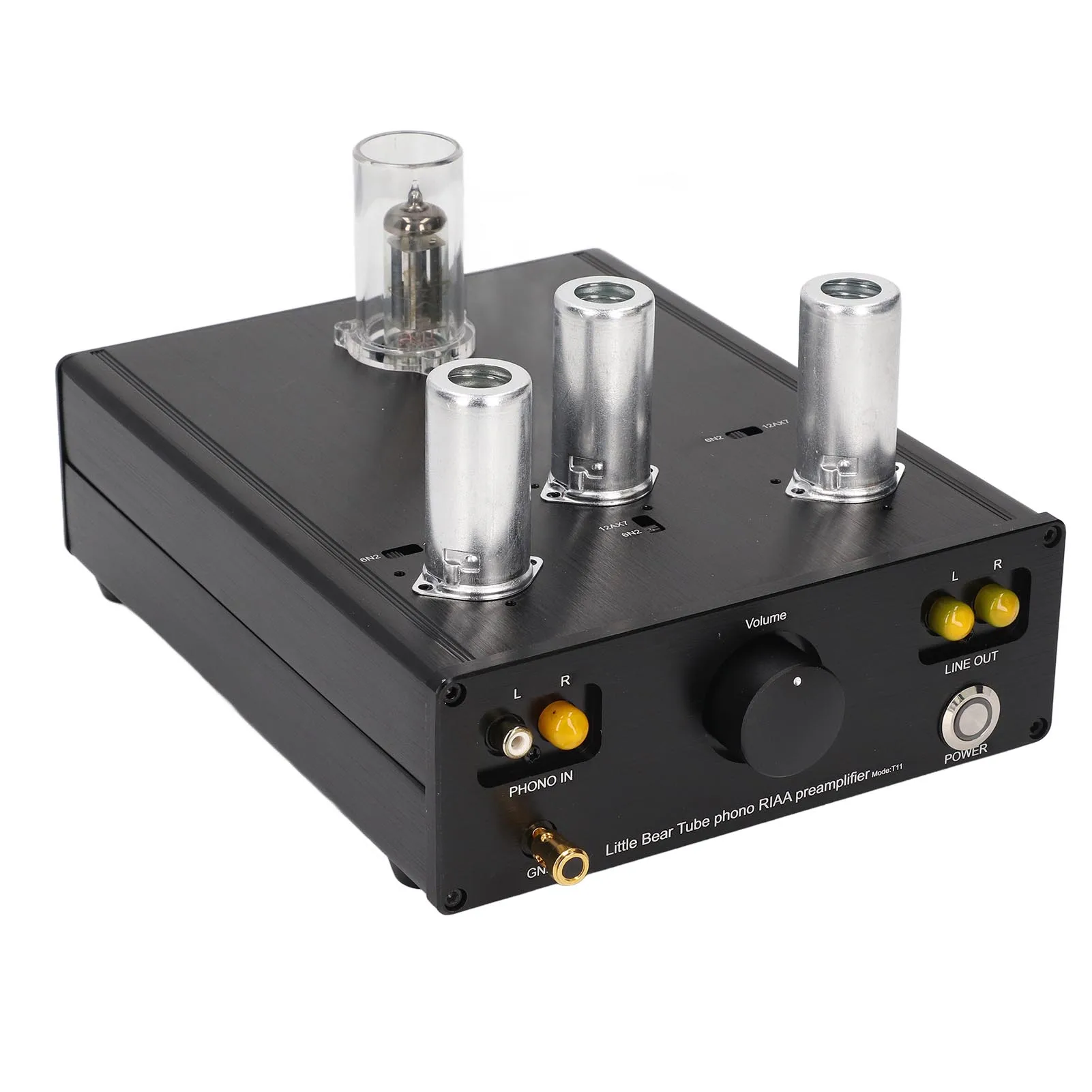 Вакуумный ламповый предусилитель Корпус из алюминиевого сплава