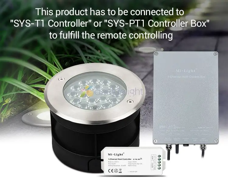 MiBoxer 5W SYS-RD1 9W SYS-RD2 RGB + CCT светодиодный подземный светильник для улицы