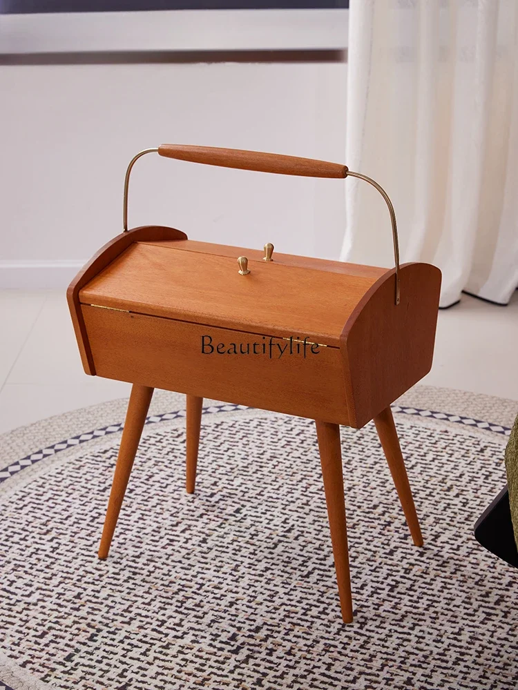 Шкаф для хранения из тика в стиле ретро шкатулка массива дерева ювелирных