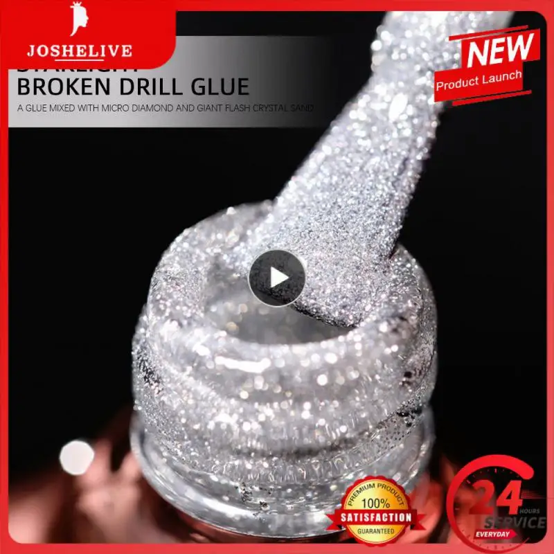

Broken Diamond Nail Polish Nail Enamel Set Phototherapy Glue Manicure Accessories Shining Nail Gel Nail Enhancement Tool Glitter
