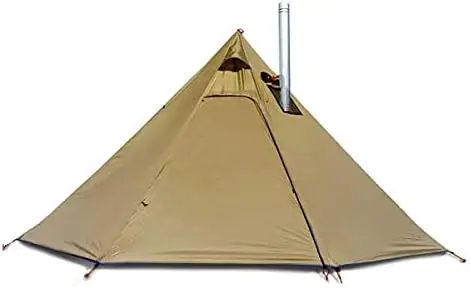 

Persons 5lb Lightweight Tipi Hot Tents with Stove Jack, 7'3" Standing Room, Teepee Tent for Hunting Family Team Backpack Camping