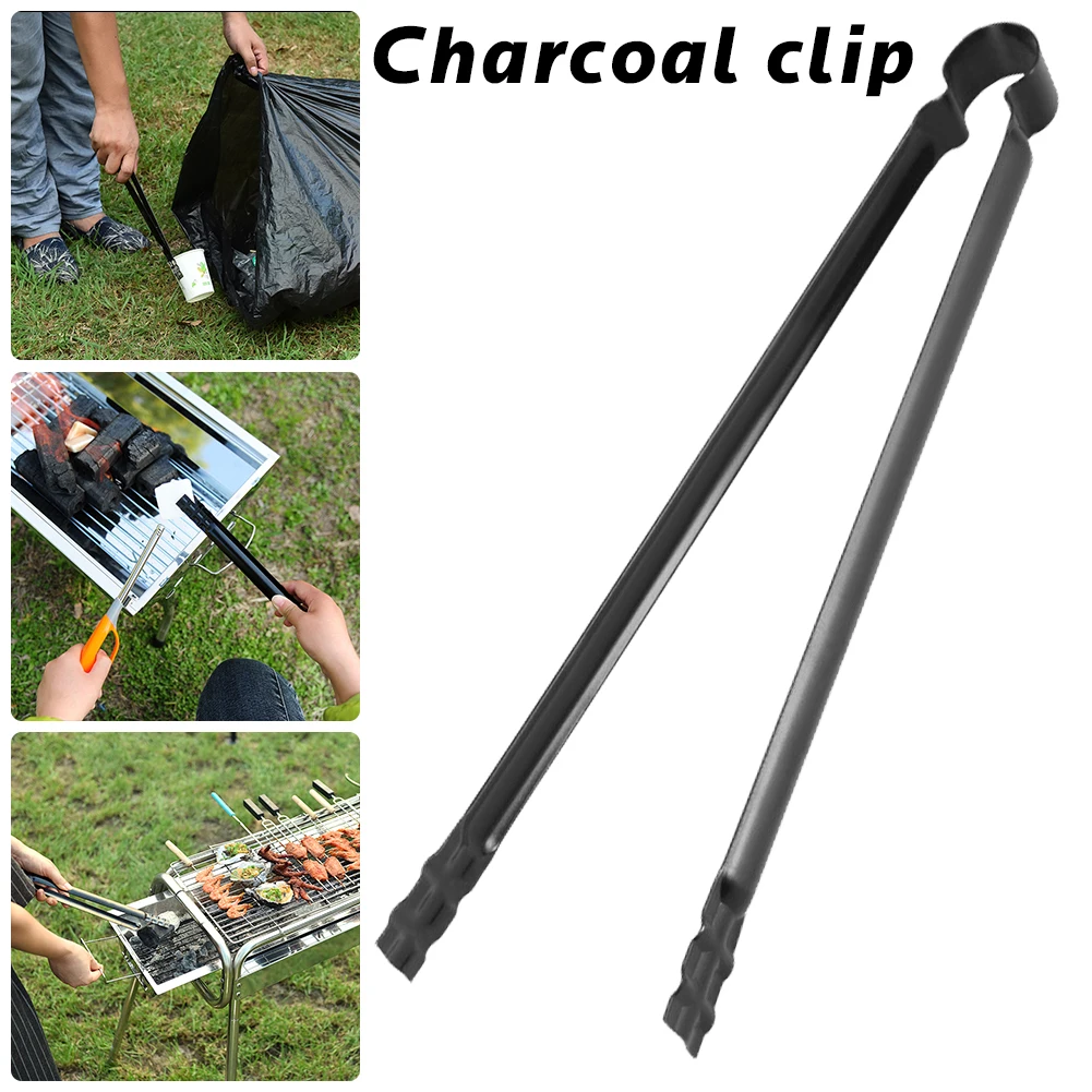 

BBQ Grill Tongs Outdoor Charcoal Stainless Steel Clip Picnic Accessories Camping Kitchen Tool Burner Burner Camping Stove Gas