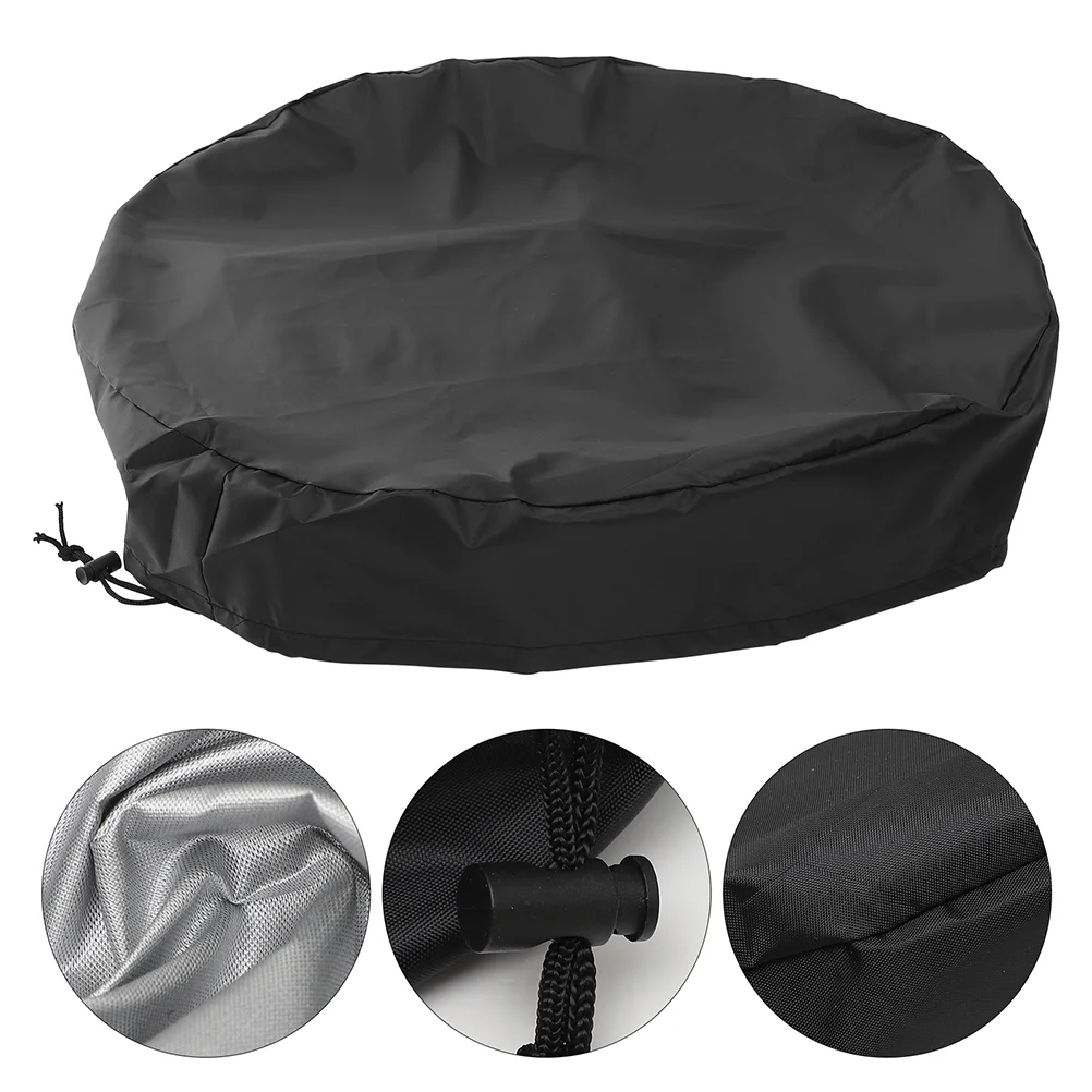 

Gallon Drum Dust Cover Outdoor Dust-proof Bucket Lid Protection Oxford Cloth Barrel